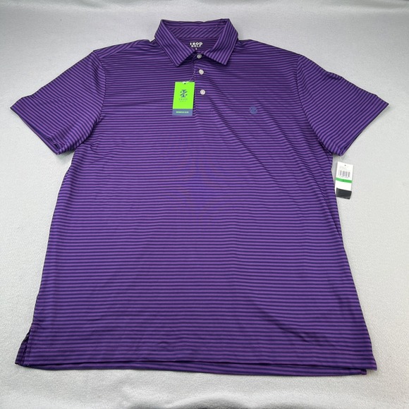 Izod Other - NWT Izod Swingflex Elite Golf Polo Shirt Imperial Purple Men's Size Large UPF-50